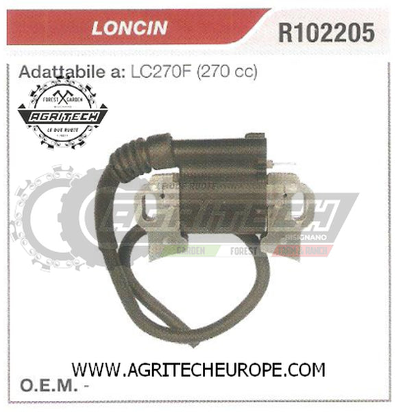 R102205 BOBINA ELETTRONICA CENTRALINA LONCIN MOTORE LC270F (270 cc)