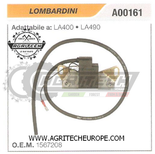 1567208 BOBINA ELETTRONICA CENTRALINA LOMBARDINI MOTORE LA400 LA490
