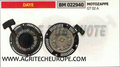 CARTER AVVIAMENTO AVVIATORE MOTOZAPPA MOTOCOLTIVATORE MOTORE DAYE GT 02 A