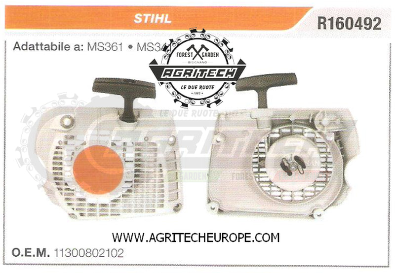 11300802102 CARTER AVVIAMENTO COMPLETI MOTOSEGA STIHL MS361 MS341 AVVIATORE