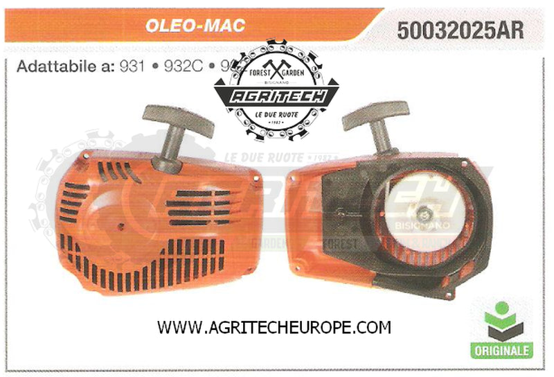 50032025AR CARTER AVVIAMENTO COMPLETI MOTOSEGA OLEO MAC 931 932C 932 ORIGINALE