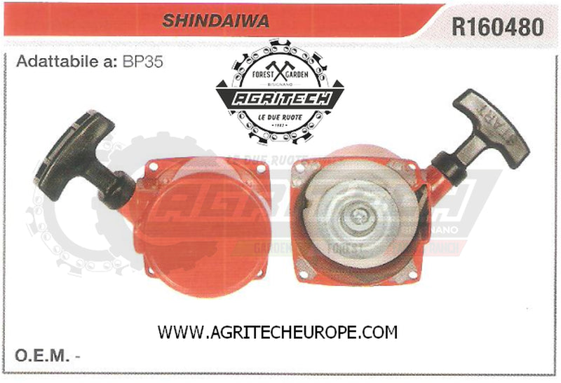 R160480 CARTER AVVIAMENTO COMPLETI AVVIATORE DECESPUGLIATORE SHINDAIWA BP35