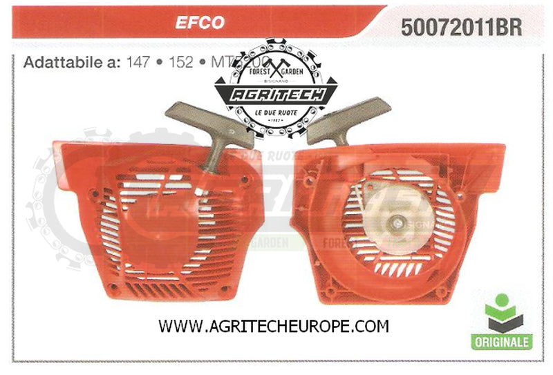 50072011BR CARTER AVVIAMENTO COMPLETO MOTOSEGA EFCO 147 152 MT5200 ORIGINALE
