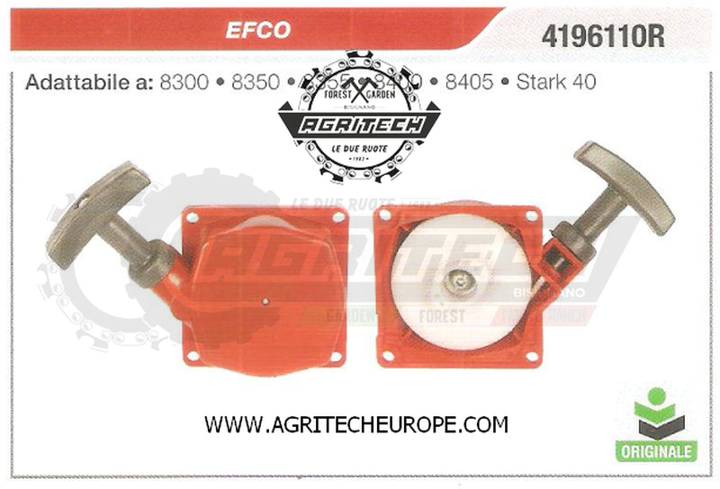 4196110R RIF. CARTER AVVIAMENTO COMPLETI DECESPUGLIATORE EFCO 8350 8300