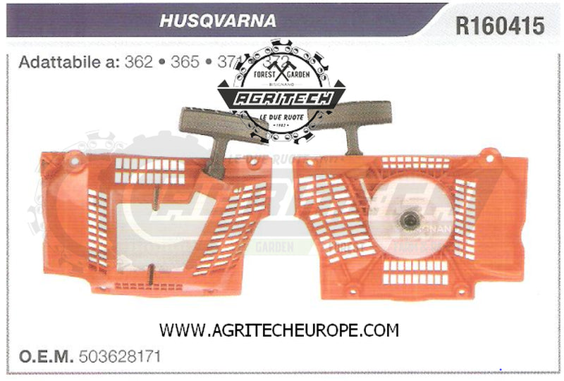 503628171 CARTER AVVIAMENTO COMPLETI AVVIATORE MOTOSEGA HUSQVARNA 372
