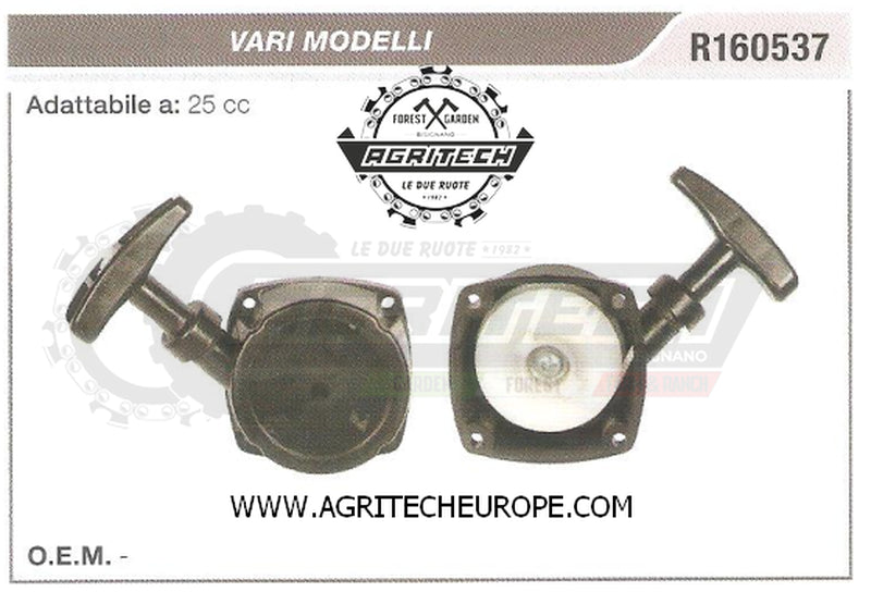 R160537 CARTER AVVIAMENTO COMPLETI AVVIATORE VARI MODELLI 25 CC