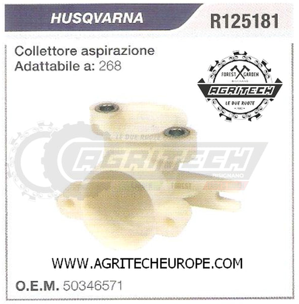 50346571 COLLETTORE FLANGIA TERMICA MOTOSEGA HUSQVARNA 268