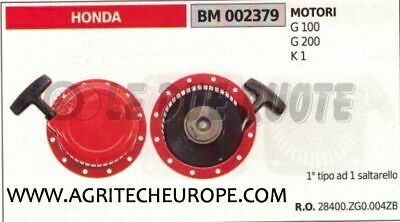 28400ZG0ZZ4ZB CARTER AVVIAMENTO COMPLETO AVVIATORE MOTORE HONDA G 100 200 K1 1°T