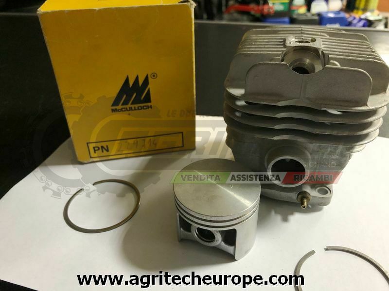 229714 KIT CILINDRO E PISTONE COMPLETO Mcculloch TITAN 70 MODELLO OR ORIGINALE
