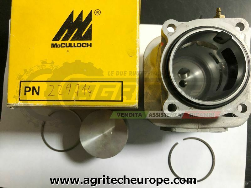 229714 KIT CILINDRO E PISTONE COMPLETO Mcculloch TITAN 70 MODELLO OR ORIGINALE