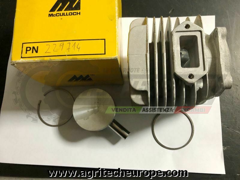 229714 KIT CILINDRO E PISTONE COMPLETO Mcculloch TITAN 70 MODELLO OR ORIGINALE