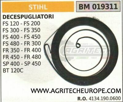 41341900600 MOLLA AVVIAMENTO DECESPUGLIATORE STIHL SP400 SP450 BT120C