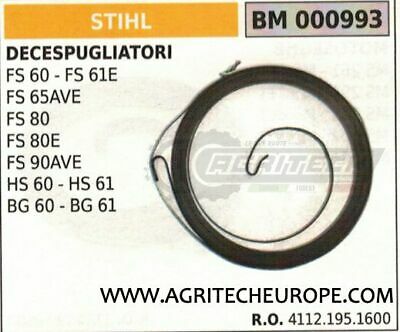 41121951600 MOLLA AVVIAMENTO DECESPUGLIATORE STIHL FS 60 61E 65AVE 80 80E 90AVE