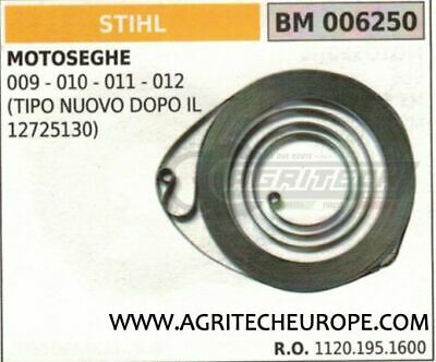 11201951600 MOLLA AVVIAMENTO MOTOSEGA STIHL 009 010 011 015