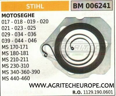 11291900601 MOLLA AVVIAMENTO COMPLETA MOTOSEGA STIHL 034 036 039 044 046 MS170