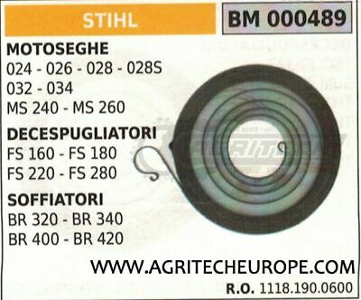 11181900600 MOLLA AVVIAMENTO DECESPUGLIATORE STIHL FS 160 180 220 280