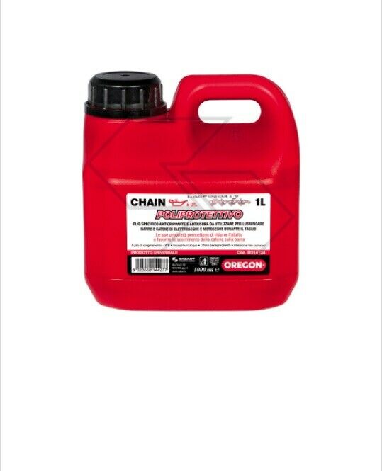 OLIO PER CATENA MOTOSEGA OREGON IN TANICA DA 1 LITRO BIODEGRADABILE