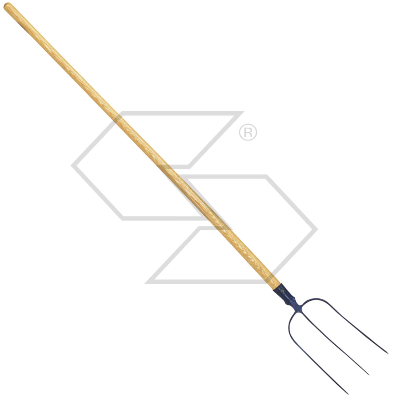 FORCA PER FIENO tridente forcone bidente 3 DENTI LUNGH 330cm LARGH 22cm