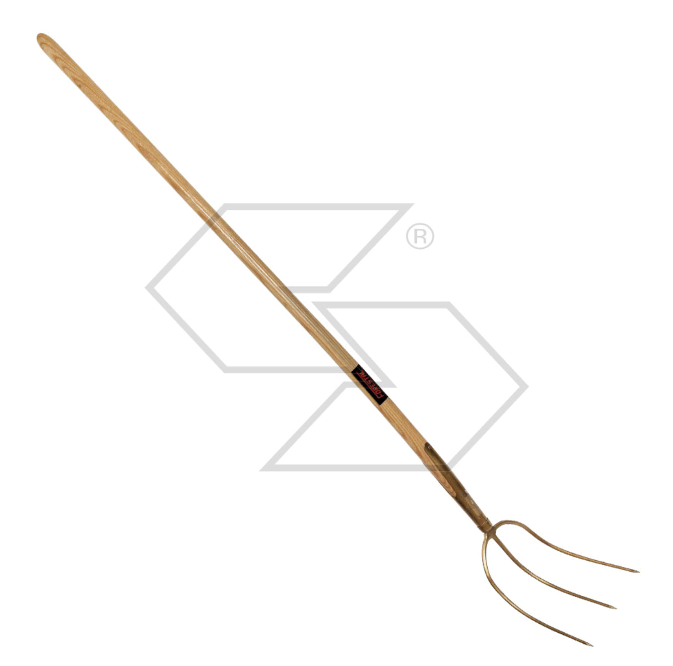 FORCA PER FIENO tridente forcone bidente 3 DENTI AUSTRIA LUNGH 310cm LARGH 20cm