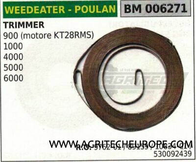 530092439 MOLLA AVVIAMENTO DECESPUGLIATORE WEEDEATER POULAN 900 1000 4000 5000