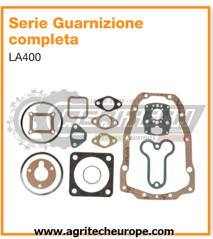 LOMBARDINI LA400 SERIE GUARNIZIONE COMPLETA MOTORE LA 400 MOTOCOLTIVATORE