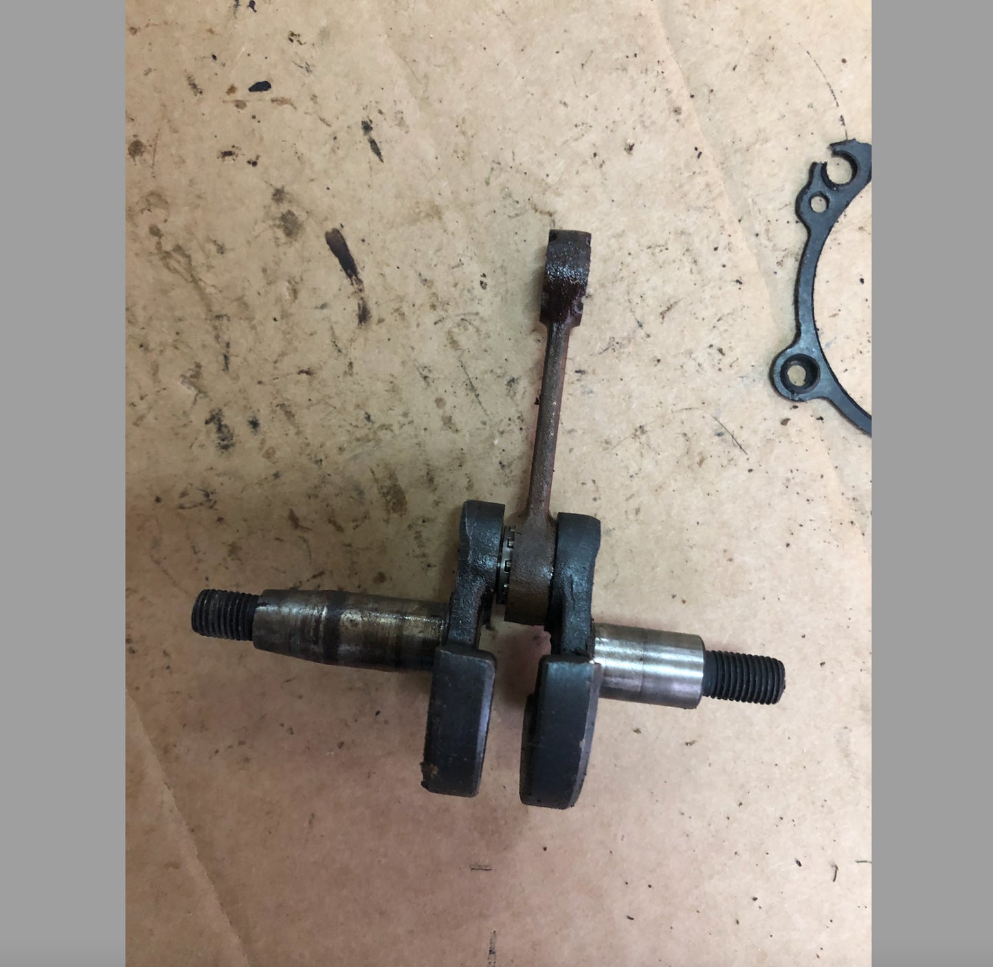 BIELLA COMPLETA DI ALBERO MOTOR ORIGINALE DECESPUGLIATORE KATANA KBC 026 by ibea