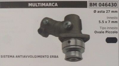 COPPIA CONICA UNIVERSALE standard DECESPUGLIATORE CON ASTA Ø 27 OVALE 5.5 x 7
