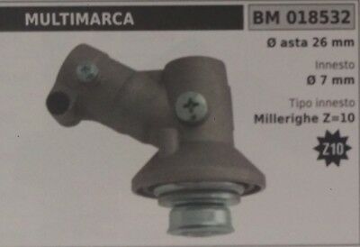 COPPIA CONICA UNIVERSALE standard DECESPUGLIATORE CON ASTA Ø 26 MILLERIGHE Z10