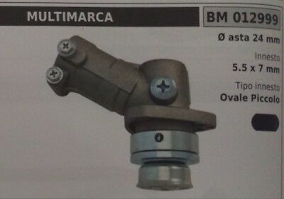 COPPIA CONICA UNIVERSALE standard DECESPUGLIATORE CON ASTA Ø 24 ovale piccolo