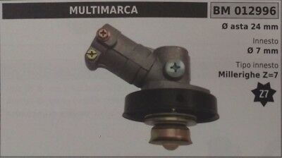 COPPIA CONICA UNIVERSALE standard DECESPUGLIATORE CON ASTA Ø 24 Millerighe 7 Z