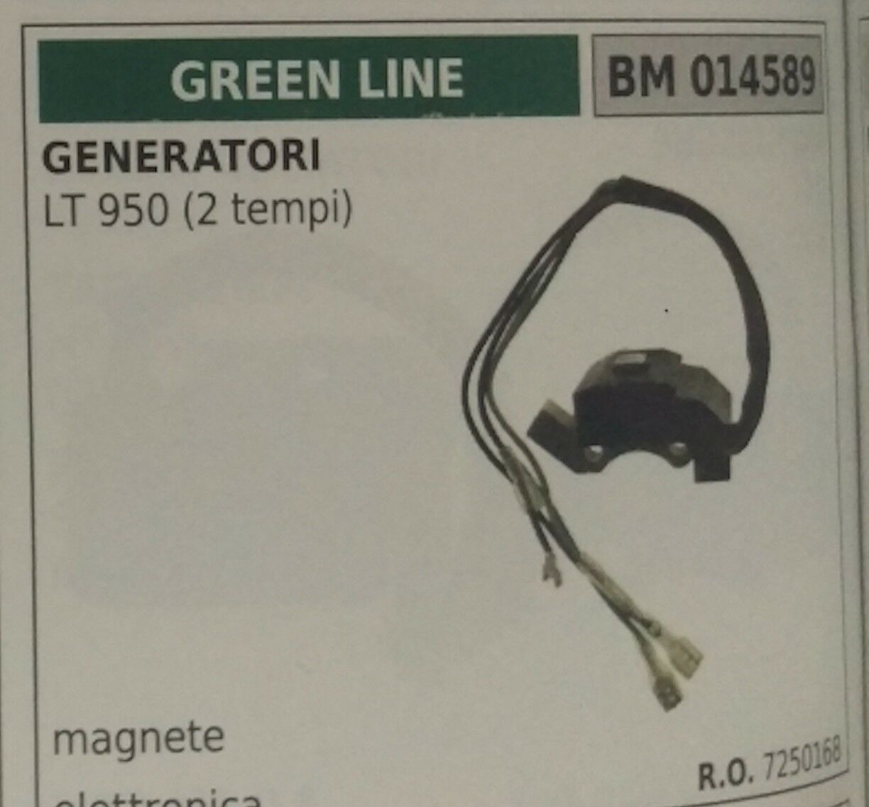 7250168 BOBINA ELETTRONICA MAGNETE MOTOGENERATORE GRUPPO GREEN LINE LT950 2T