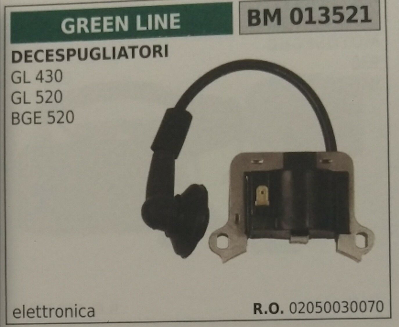 02050030070 BOBINA ELETTRONICA DECESPUGLIATORE GREEN LINE GL 430 520 BGE 520