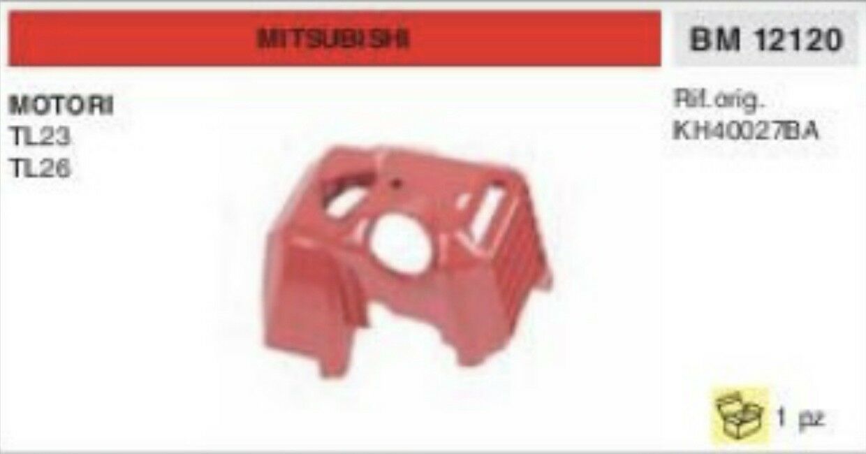 KH040027 CARTER plastica CUFFIA MOTORE MITSUBISHI TL23 TL26 TL 23 26
