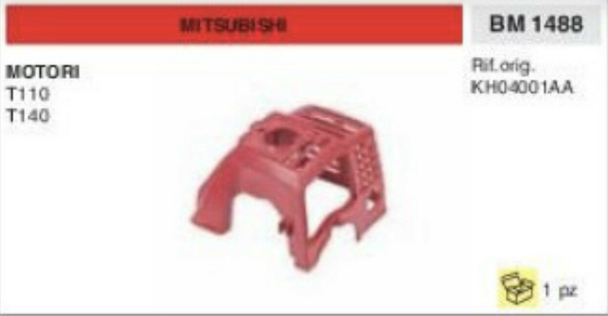 KH04001 CARTER plastica superiore CUFFIA MOTORE MITSUBISHI T110 T140 T 110 140
