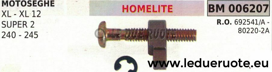 692541 802202 TIRACATENA TENDICATENA MOTOSEGA HOMELITE XL XL12 SUPER 2 240 245