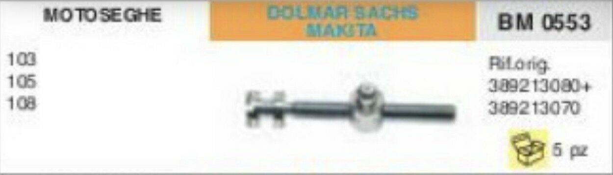 TENDICATENA tendi catena barra MOTOSEGA DOLMAR SACHS MAKITA 103 105 108