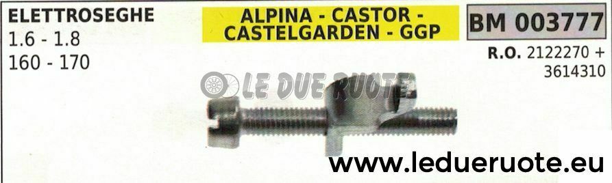 2122270 TENDICATENA ELETTROSEGA ALPINA CASTOR CASTELGARDEN 1.6 1.8 160 170