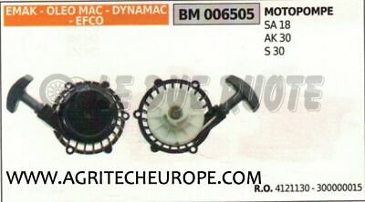 4121130 CARTER AVVIAMENTO COMPLETO MOTOPOMPA EFCO OLEOMAC SA18 AK30 S30