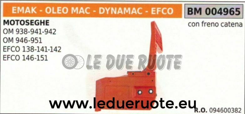 094600382 CARTER FRENO CATENA MOTOSEGA OLEOMAC 938 941 942 946 951 EFCO 146 151