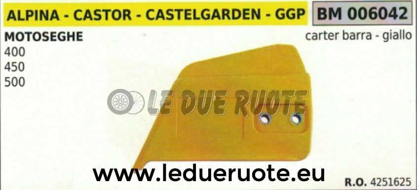 4251625 CARTER CATENA MOTOSEGA CASTOR CASTELGARDEN STIGA ALPINA 400 450 500 GIAL
