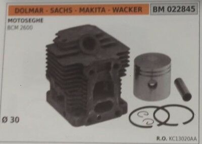 KC13020AA CILINDRO PISTONE COMPL MOTOSEGA DOLMAR SACHS MAKITA WACKER BCM 2600