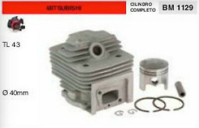 CILINDRO E PISTONE COMPLETO DECESPUGLIATORE MITSUBISHI TL43 TL 43 Ø 40 mm