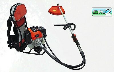 DECESPUGLIATORE a scoppio ZAINO 52 cc + ASTA PROFESSIONALE DA 26 + ACCESSORI