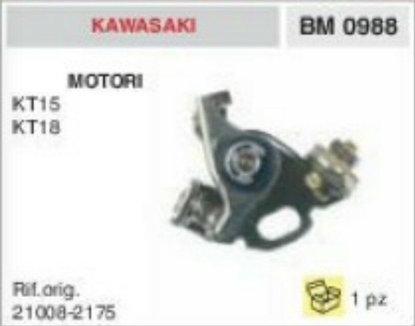 21008.2175 CONTATTI PUNTINE MOTORE KAWASAKI KT15 KT18 KT 15 18