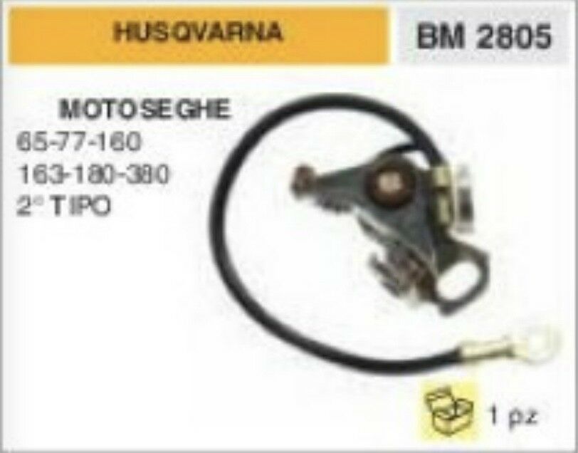 CONTATTI PUNTINE MOTOSEGA HUSQVARNA 65 77 160 163 180 380 II TIPO
