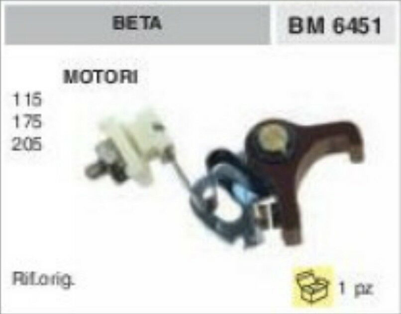 CONTATTI PUNTINE MOTORE BETA 115 175 205 punte punti contatto