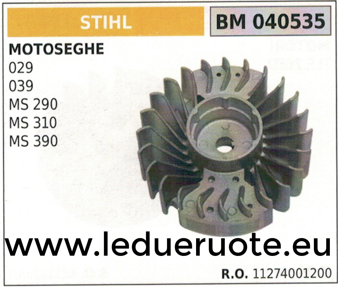 11274001200 VOLANO MAGNETICO magnete vento MOTOSEGA STIHL 029 039 MS 290 310 390