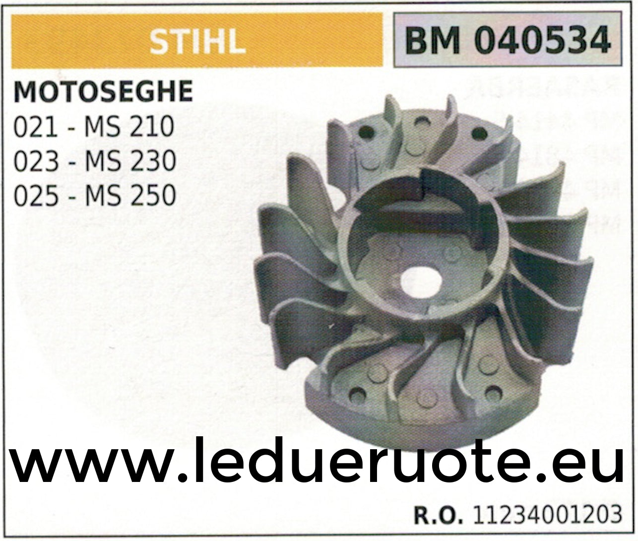 11234001203 VOLANO MAGNETICO magnete ventola MOTOSEGA STIHL MS 210 230 250