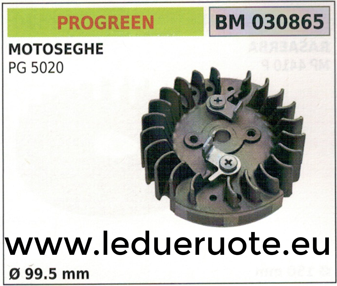 VOLANO MAGNETICO magnete ventola MOTOSEGA PROGREEN GREENCUT PG 5020 Ø99.5