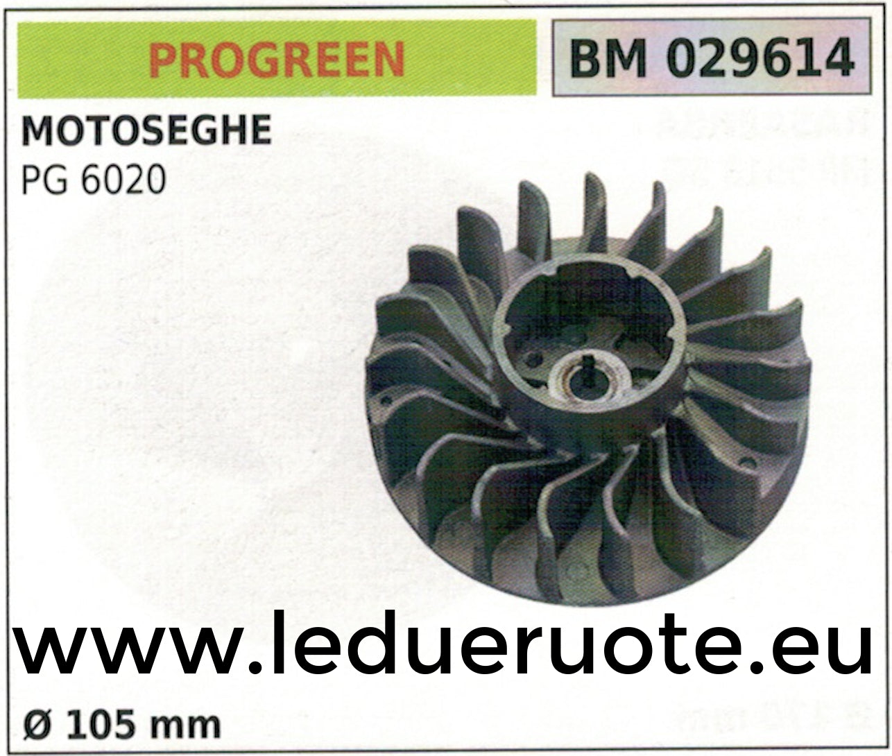 VOLANO MAGNETICO magnete ventola MOTOSEGA PROGREEN GREENCUT PG 6020 Ø105